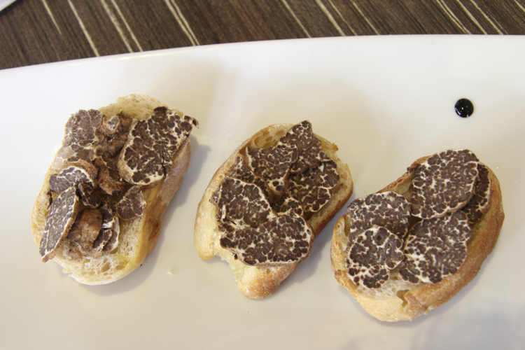 Fresh truffle toast